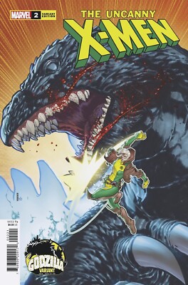 UNCANNY X-MEN #2 DAVID BALDEON GODZILLA  9/11/24 NM-image