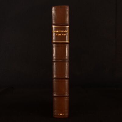 1806 Memoirs of Richard Cumberland Written by Himself Life and Writing Scarce-image
