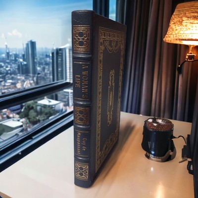 A WOMAN'S LIFE Easton Press Leather Book GUY DE MAUPASSANT CLASSIC WRITING NOVEL-image