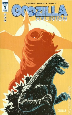 Godzilla Oblivion #1 VG 2016 Stock Image Low Grade-image