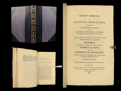 1815 SECRET Memoirs 1ed Napoleon Bonaparte Napoleonic WARS Waterloo Revolution-image