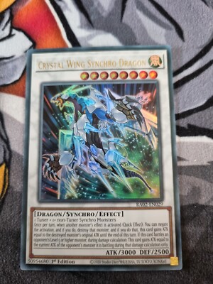 RA02-EN029 Crystal Wing Sychro Dragon -- Ultra Rare 1st Ed-image