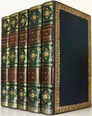 1827 Memoirs Of John Evelyn GREAT PLAGUE of London Oliver Cromwell Foldouts VG+-image