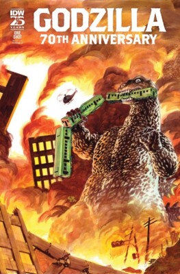 GODZILLA 70TH ANNIVERSARY #1 MAIN COVER NM 1ST PRINT IDW 2024-image