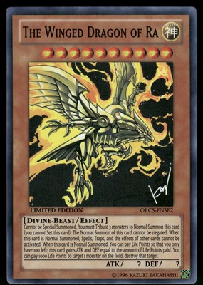 Yugioh! The Winged Dragon of Ra ORCS-ENSE2 Super Rare LP-image