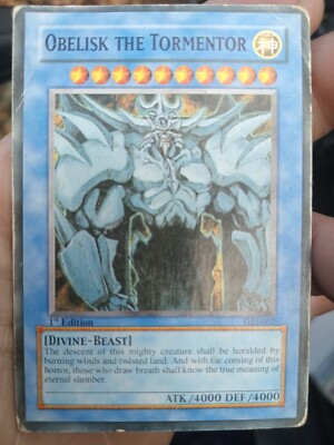 Obelisk The Tormentor GBI-002 1st Edition ultra rare MP Normal Back-image