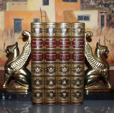 THE MEMOIRS OF NAPOLEON BONAPARTE/FRENCH HISTORY/SANGORSKI 1836 Fine Binding-image