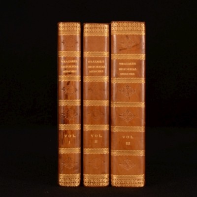 1818 3vol Historical Memoirs of My Own Time N William Wraxall Frontispiece-image
