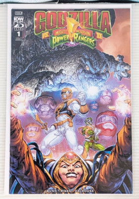 Godzilla Vs. The Mighty Morphin Power Rangers II IDW Comics #1A VF/NM 9.0 2024-image