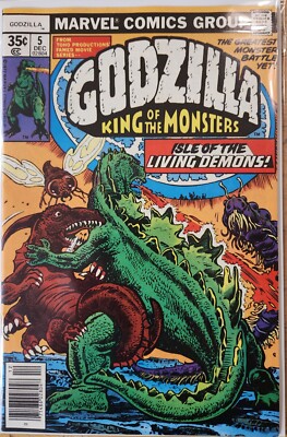 Godzilla #5 (December 1977) VF-NM! CLEANED & PRESSED! NICE ISSUE!-image