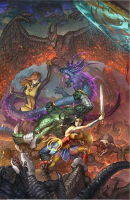 JUSTICE LEAGUE VS GODZILLA VS KONG 2 #2 (OF 7) CVR C (PRESALE 7/2/25)-image