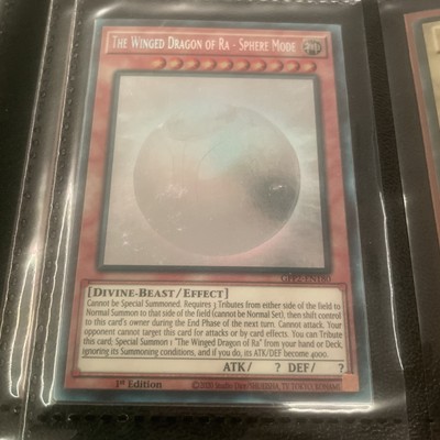 Yugioh! - The Winged Dragon of Ra Sphere Mode GFP2-EN180 Ghost Rare 1st Ed NM-image
