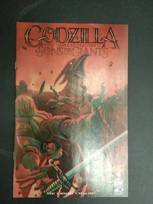 Godzilla: Here there Be Dragons II: Sons of Giants #4 Cover A-Inaki Miranda IDW-image