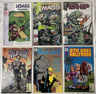 6 Dark Horse Comics Usagi Yojimbo Imago DHP Decapitator Otis Concrete Godzilla !-image