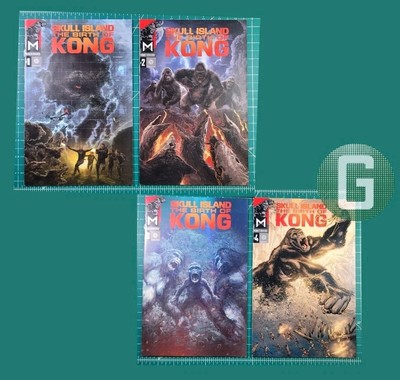 Skull Island Birth Of Kong #1-4 HTF Monsterverse Legendary Complete Set-image
