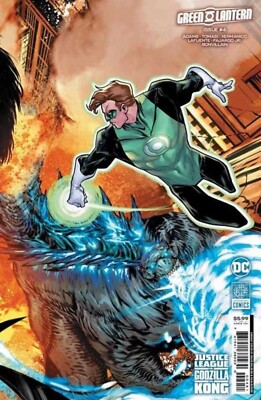 Green Lantern #4 Baldeon Connecting Justice League Godzilla Kong Var NM 2023-image