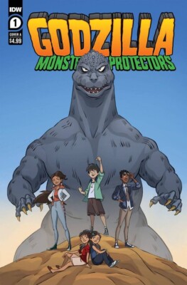 Godzilla: Monsters & Protectors #1 Cover A-Dan Schöning (IDW Publishing April...-image