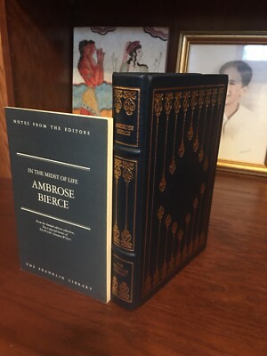 In the Midst of Life.  Ambrose Bierce. Full Leather Franklin 1979.  Fine Unread-image