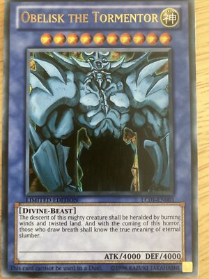 Yu-Gi-Oh! TCG Obelisk The Tormentor Legendary Collection LC01-EN001 Limited...-image