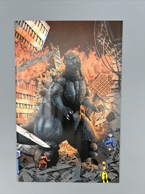 GODZILLA VS MIGHTY MORPHIN POWER RANGERS II #1 ESKIVO VIRGIN VARIANT MMPR-image