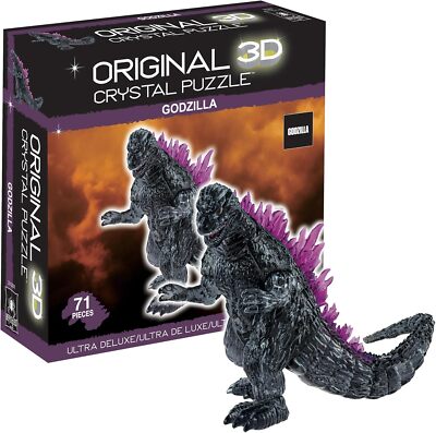 BePuzzled | Godzilla Ultra-Deluxe Original 3D Crystal Puzzle, Ages 12 and Up-image