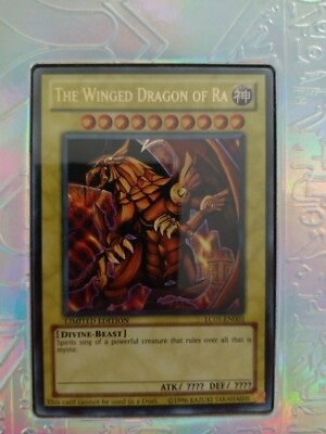 The Winged Dragon Of Ra LC01-EN003 Limited Edition Ultra Rare NEAR MINT-image