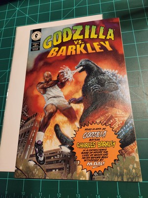 Godzilla Vs. Barkley Comic 1993 Dark Horse Comics - Charles Barkley!-image