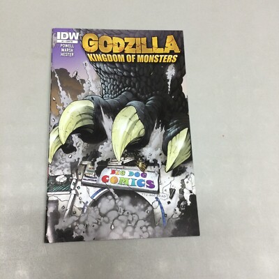 Godzilla Kingdom Of Monster #1 Big Dog Comics Retailer IDW 2011 (GZ46)-image