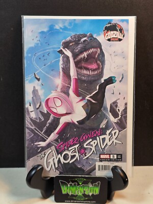 SPIDER-GWEN: THE GHOST SPIDER #5 GODZILLA VARIANT COMIC NM 1ST PRINT 2024 MARVEL-image