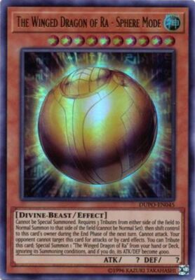 The Winged Dragon of Ra - Sphere Mode - DUPO-EN045 - Ultra Rare - Unlimited Edit-image