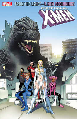Exceptional X-Men #1 Leinil Yu Godzilla Variant-image