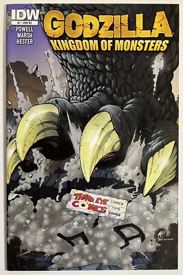 Godzilla Kingdom of Monsters 1 Third Eye Variant IDW 2011-image
