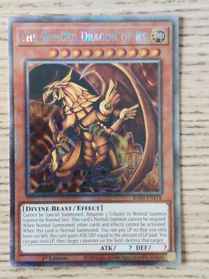 Yu-Gi-Oh! TCG The Winged Dragon of Ra RA04-EN118 Platinum Secret Rare Near Mint-image
