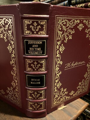 Easton Press: PRESIDENT THOMAS JEFFERSON: VIRGINIA: VOLUME 4: DUMAS MALONE-image