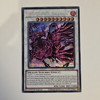 Ruddy Rose Dragon - MP22 EN077 - EURO Prismatic Secret Rare - Yugioh-image