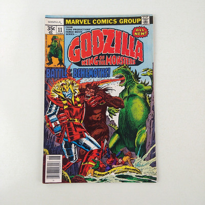 Godzilla King Of Monsters #11 Red Ronin FN+ (1978 Marvel Comics)-image
