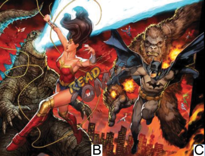 Justice League VS Godzilla VS Kong #2 / Connecting BUNDLE B + C / Cover Nakayama-image