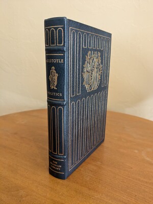Franklin Library 100 Greatest Books Aristotle Politics EUC Full Leather-image