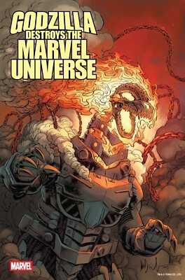 GODZILLA DESTROYS THE MARVEL UNIVERSE #2 WACHTER GHOST RIDER  PRE-SALE 8/20/25-image