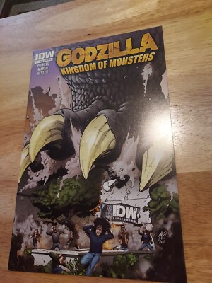 Godzilla Kingdom of Monsters #1 (2011) 9.4 NM /Variant Cover III -image