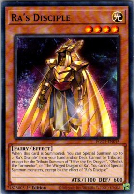 Ra's Disciple EGO1-EN015 Egyptian God Deck: Obelisk the Tormentor 1st Edition-image