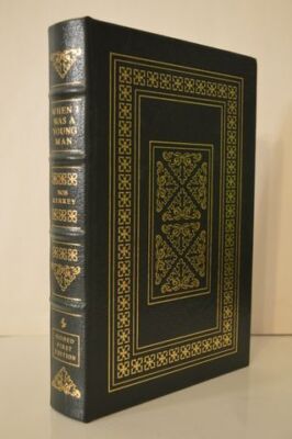 When I Was a Young Man Bob Kerrey Signed 1st Leather Easton Press-image