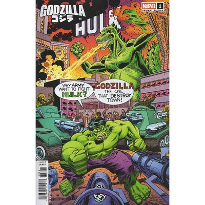 Godzilla Vs Hulk #1 Scott Koblish Classic Variant Marvel Comics-image