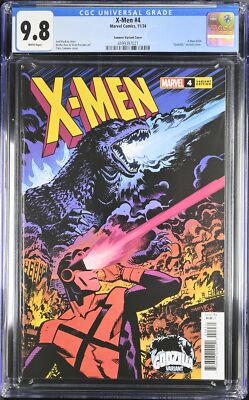 X-MEN #4 MARVEL COMICS 2024 CHRIS SAMNEE GODZILLA VARIANT CGC 9.8 NM/MT-image