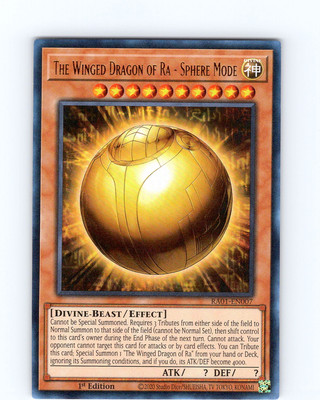 Yu-Gi-Oh The Winged Dragon Of Ra - Sphere Mode RA01-EN007 1st Ed Ultra Rare NM-image