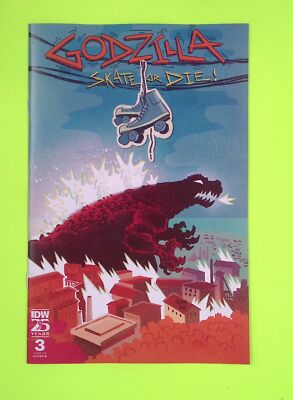 Godzilla Skate or Die #3b 2024 IDW Publishing Variant High Grade G31-36-image