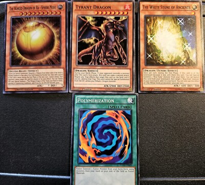 Yu-Gi-Oh Cards Including Tyrant Dragon and The Winged Dragon Of Ra -Sphere Mode-image
