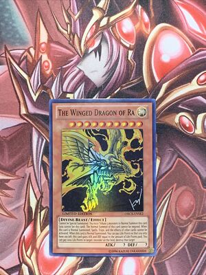 The Winged Dragon of Ra ORCS-ENSE2 Limited Edition Super Rare Yugioh Card-image