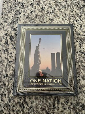 Factory Sealed One Nation America Remembers Easton Press Leather Bound-image