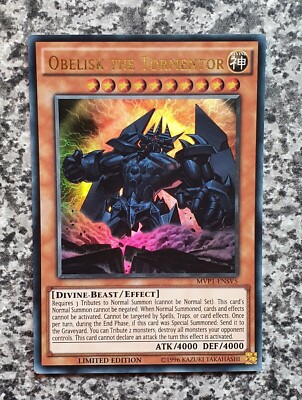 Yugioh MVP1-ENSV5 Obelisk the Tormentor Ultra Rare 1st Edition MINT-image
